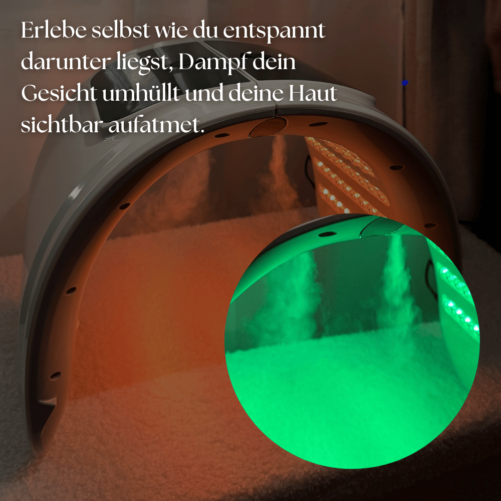 GlowPro - 7 Farben LED Gesichtsdampfer