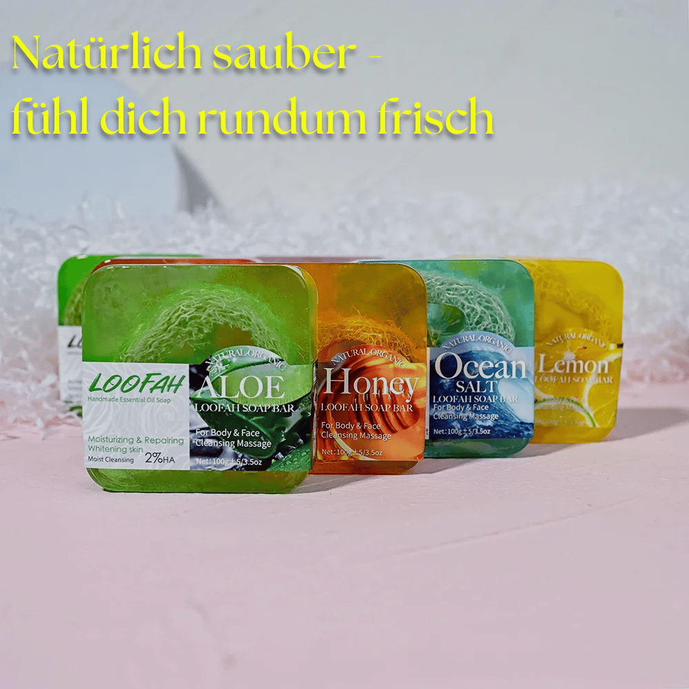LUMEA GlowBar – Naturseife mit Kojisäure, Luffa & ätherischen Ölen