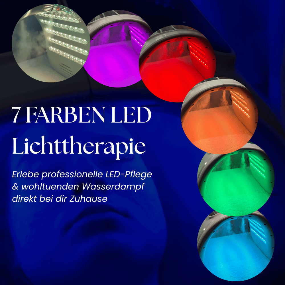 GlowPro - 7 Farben LED Gesichtsdampfer