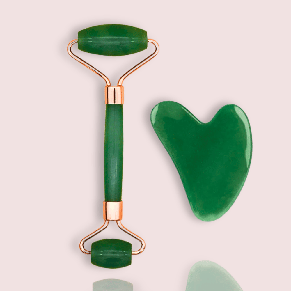 GlowRitual Set 1 – 3in1 Gua Sha Selfcare Set + Gratis Gesichtsserum