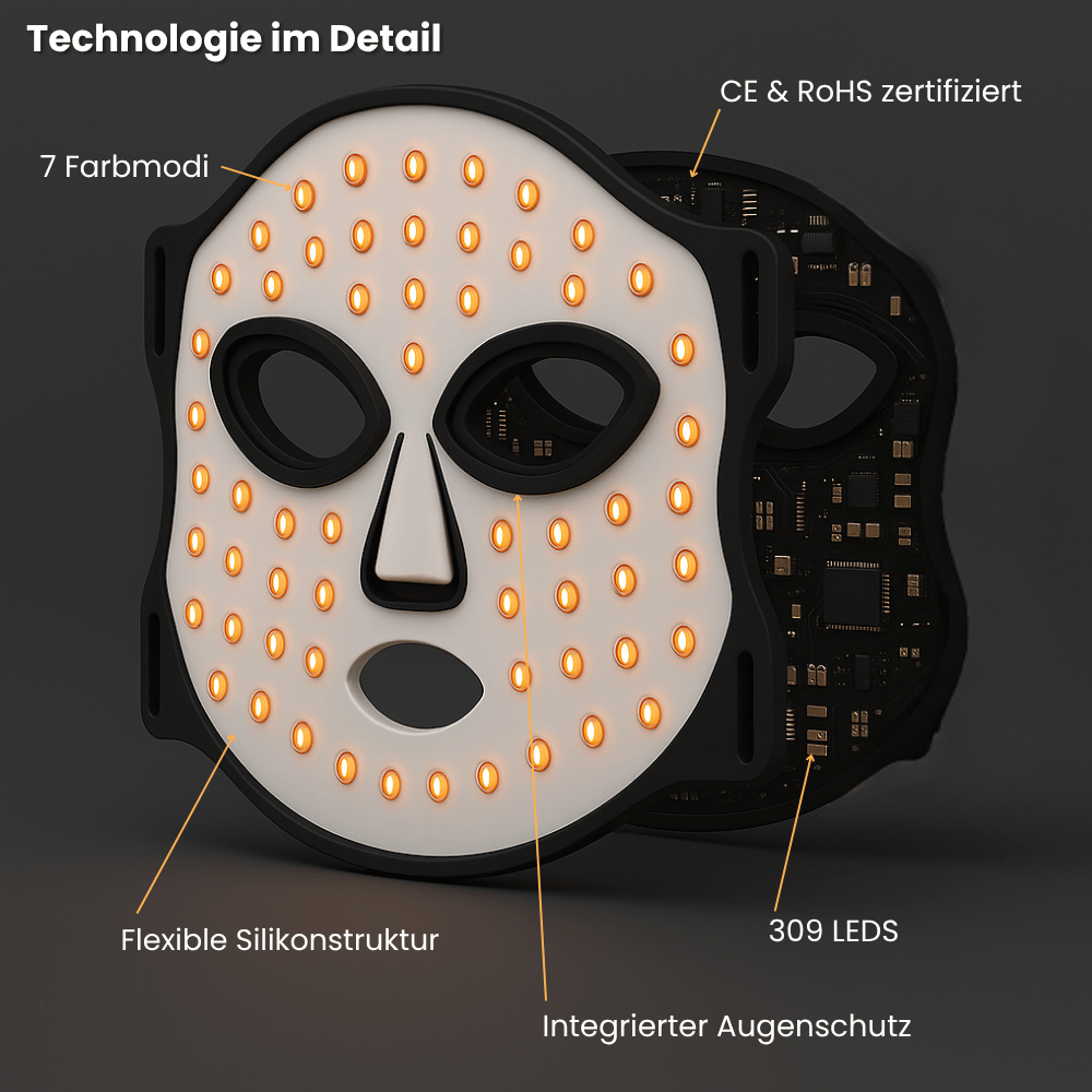 LumeaGlow- 7 Farben LED Maske