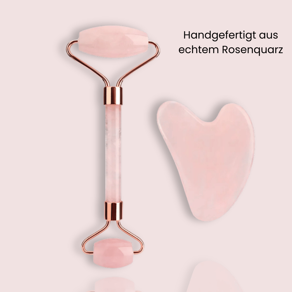 Glowritual Set 2 - 2in1 Premium Gua Sha Set + Gratis Gesichtsserum