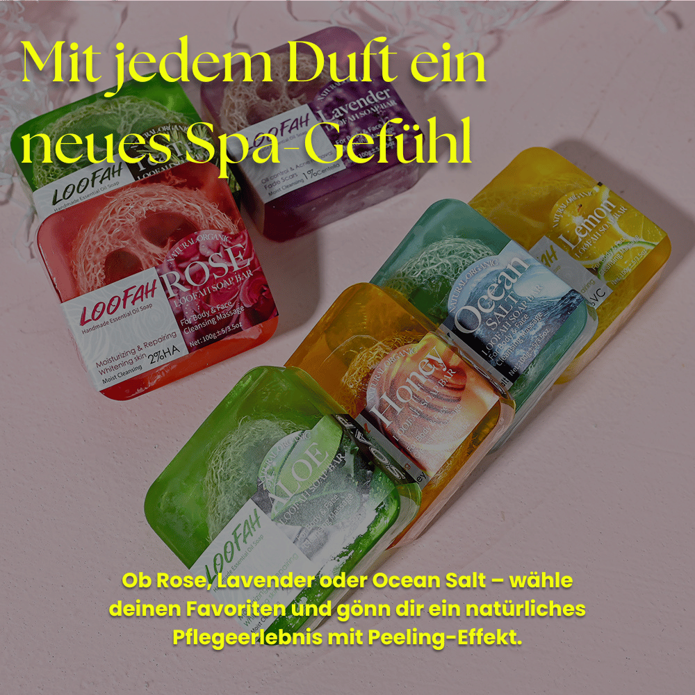 LUMEA GlowBar – Naturseife mit Kojisäure, Luffa & ätherischen Ölen